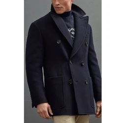 2024 Autumn and Winter Woolen High-quality Hot-selling Jacket Business Casual Single-breasted Jacket Clothes Man Jackets for Men