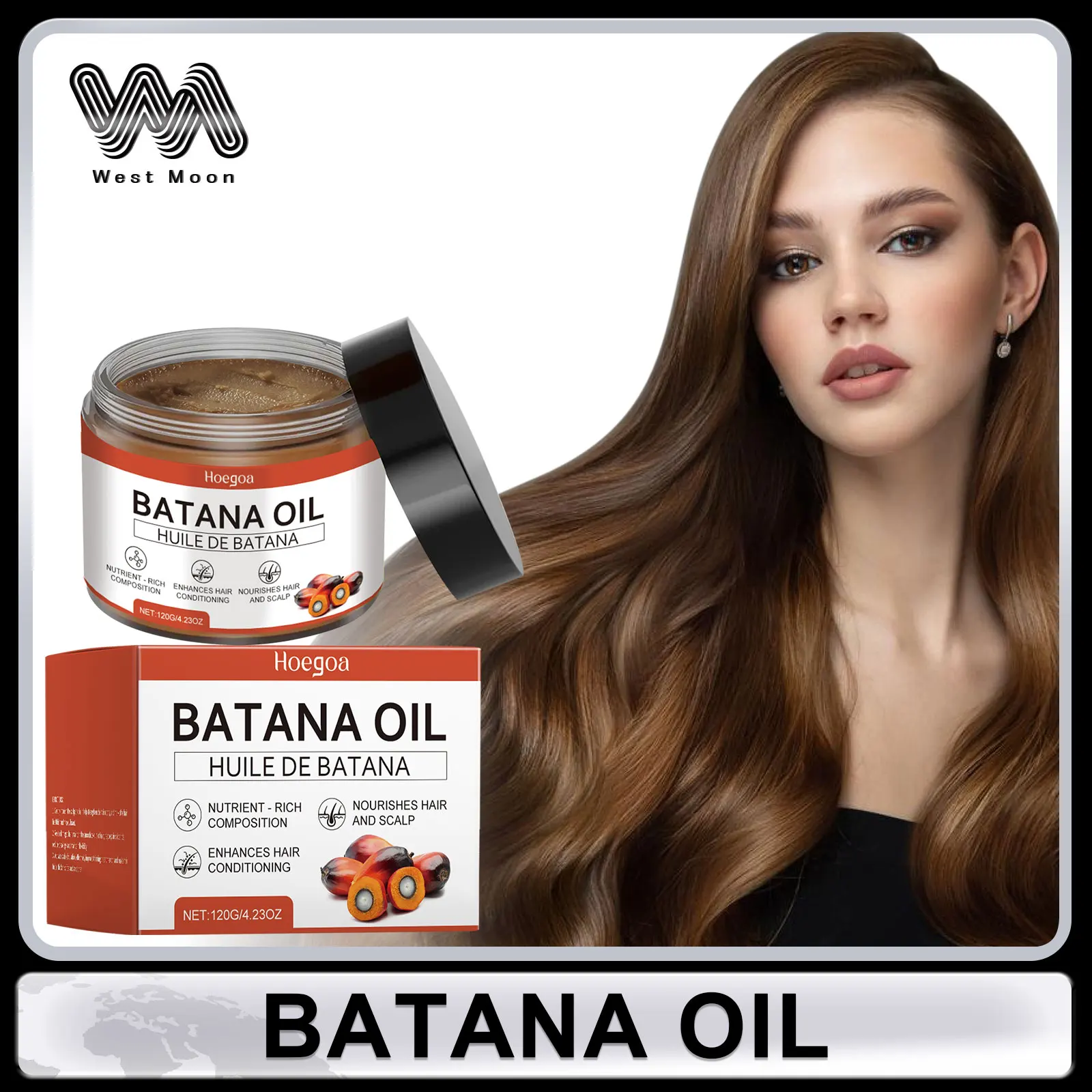 

Batana Hair Cream Prevent Hair Loss Hair Growth Strengthen Hair Roots Anti Frizzy Damaged Hair Moisturizing Hair Growth Cream
