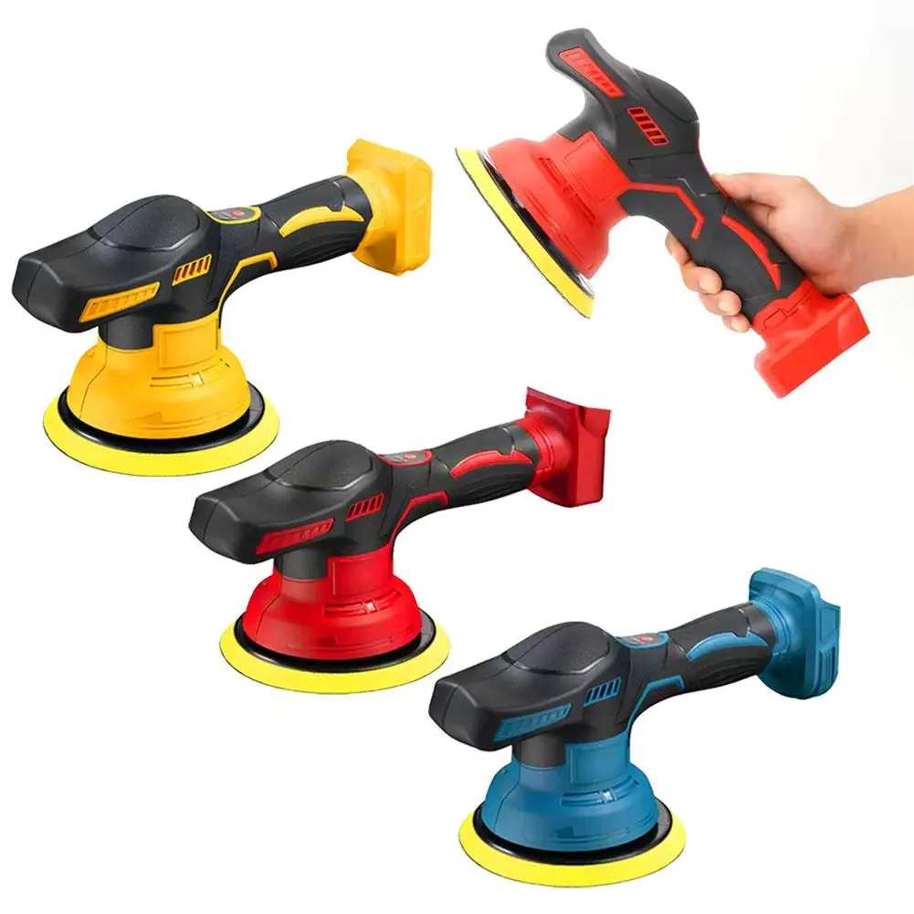 

8 Gears Adjustable Car Polishing Machine Protable High Electric Auto Cordless Waxing Tool Quality Glaze Polishing Sealing N1D9