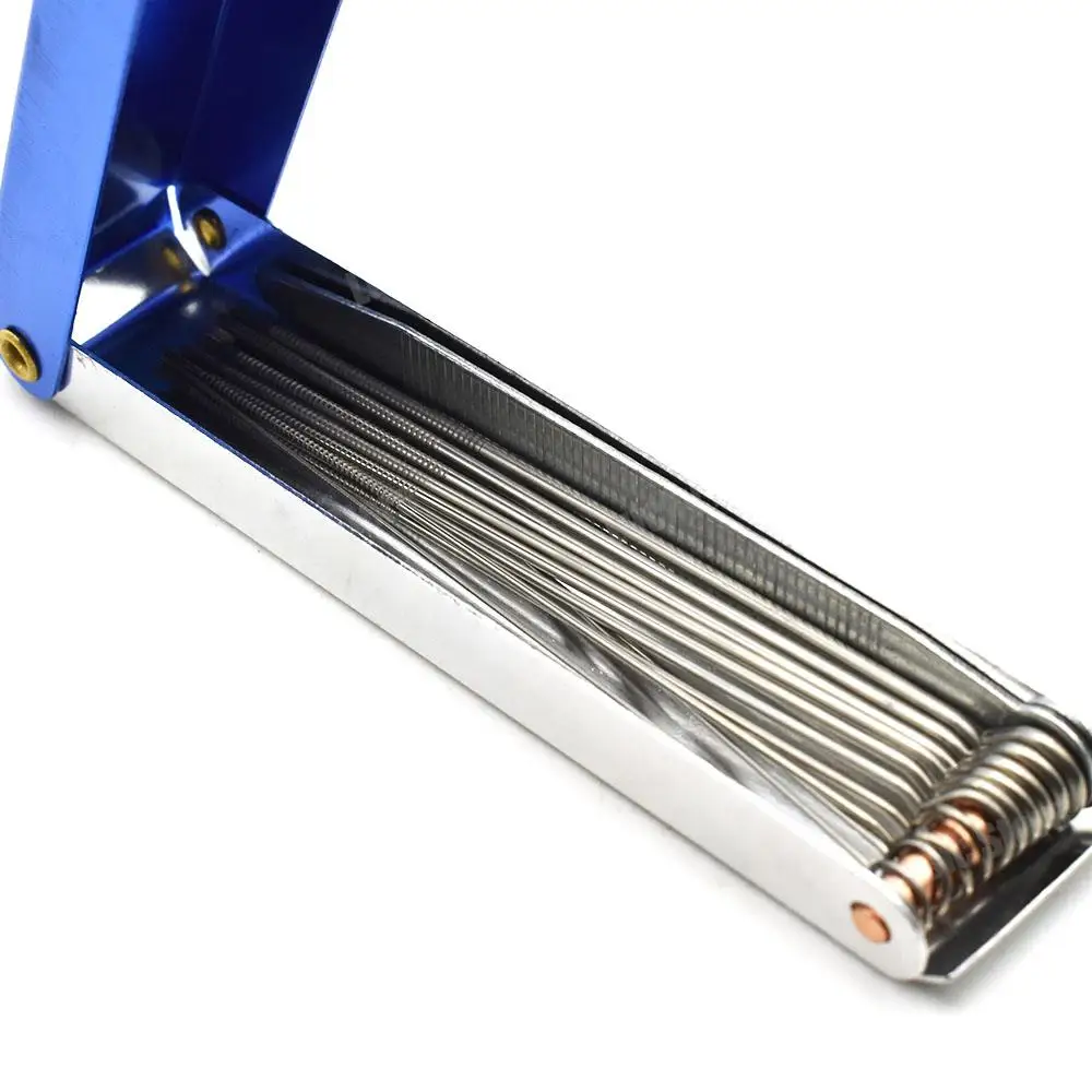 Draagbare DIY Gitaar Reparatie Gereedschap Doos Gitaar Moer Steken Bestand Zaagstaven Slot Filing Set Luthier Vervanging Guitarra Accessoires