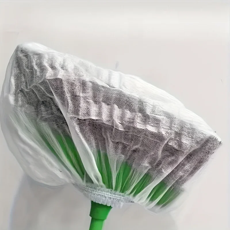 300pcs Disposable Broom Covers Non-woven Fabric Hair Removal Cover for Broom and Mop Essential for Living Room Bedroom Kitchen