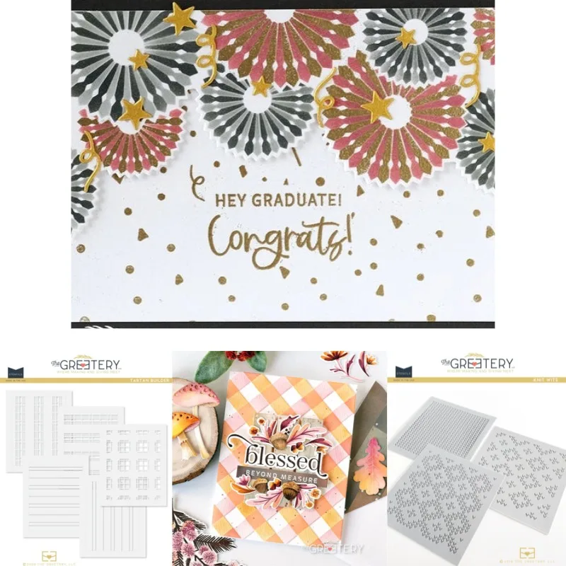 There Are Horizontal Lines in the Field Grid Metal Cutting Frame Dies and Stencil 2026 New Templates DIY Scrap Booking Paper
