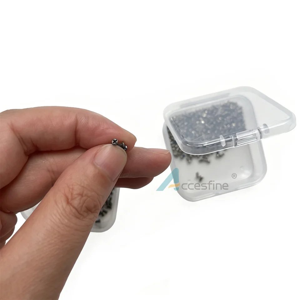 Tornillos para placa base M1.4 x 3-4.5mm, cabeza plana, para Samsung, iPhone, OPPO, Xiaomi, VIVO y Android 5