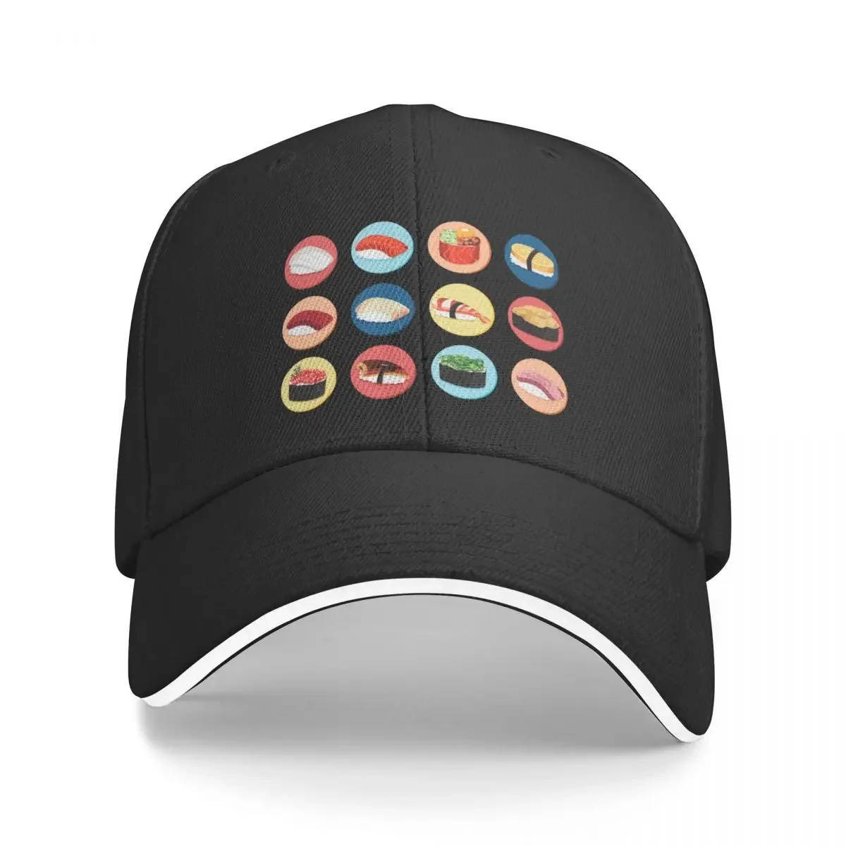 

Types of Japanese Sushi Baseball Cap party Hat funny hat Women's Golf Wear Men's