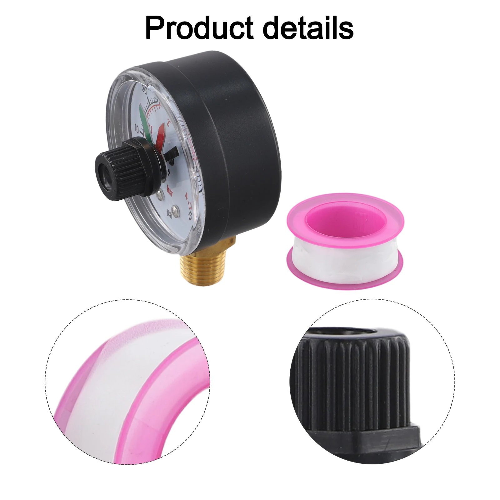 

Обслуживание бассейна Золотой Черный Монитор измерений давления Система фильтрации бассейна Мониторинг осведомленности об обслуживании