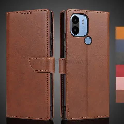 Wallet Flip Cover Leather Case for Xiaomi Redmi A1 plus /Redmi A2+ Pu Leather Phone Bags protective Holster Fundas Coque