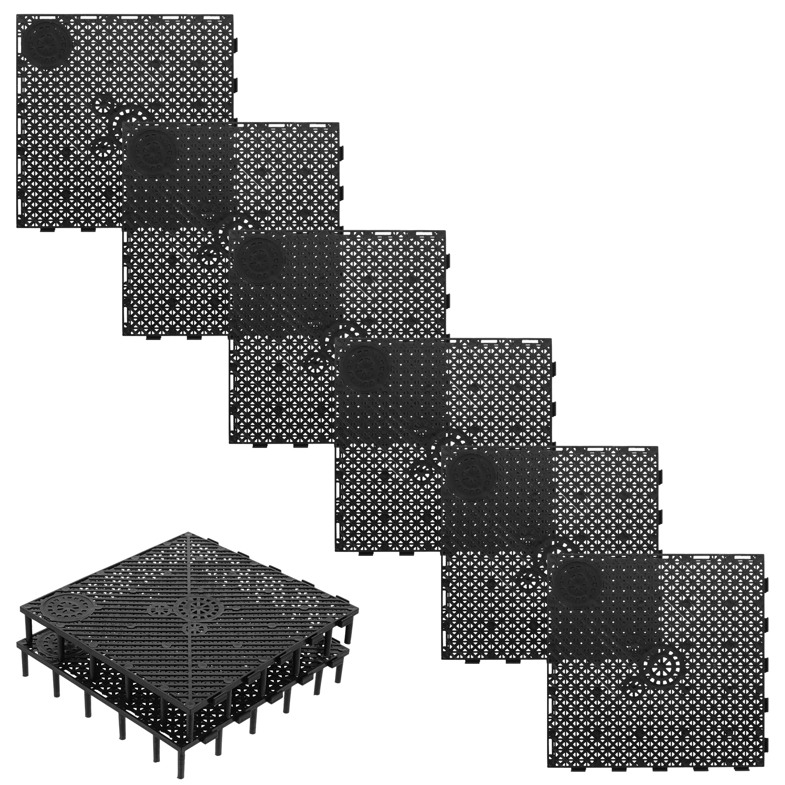 

10 Pcs Filter Plate Fish Tank Isolation Board Aquarium under Gravel Plates Bottom
