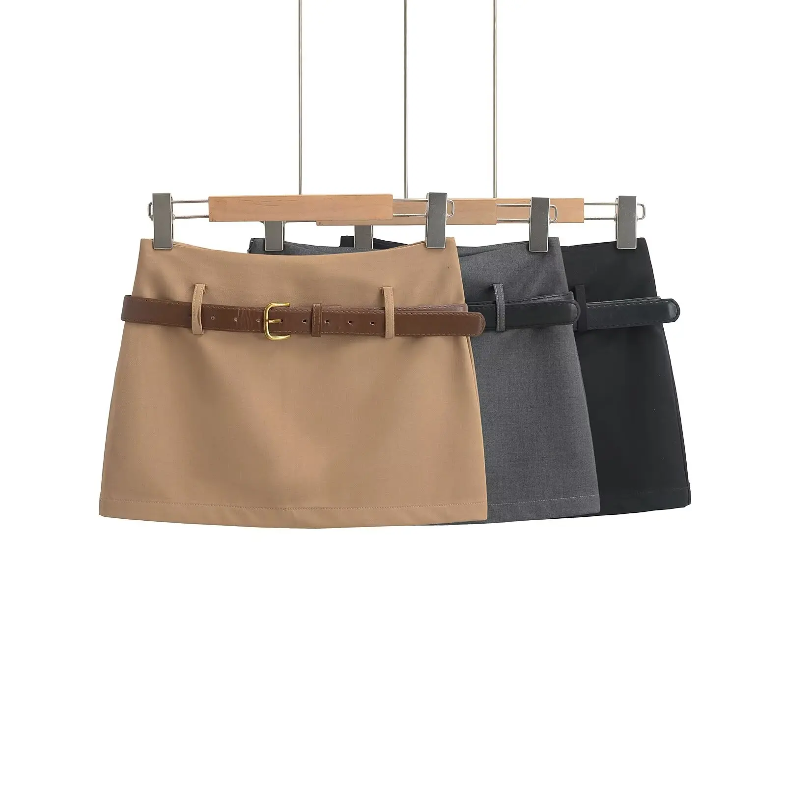 Sexy Low Waist Half Skirt Prevent Exposure Butt Lifting Show Figure Waist Bag Skirt Pure Desire Internet Red Slim Fit Bodycon...