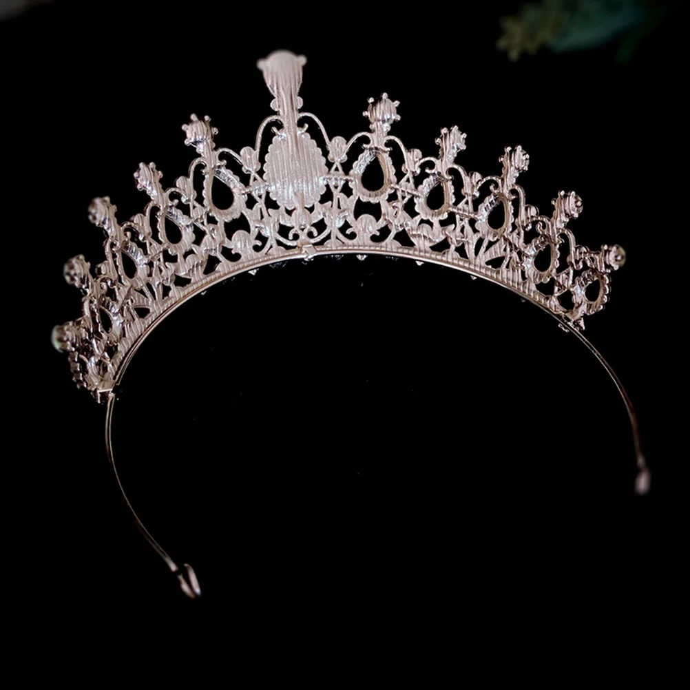 

Children's Tiara Girl Birthday Crown Wedding Headbands for Girls Flower Hair Accessory Accessories Headpiece