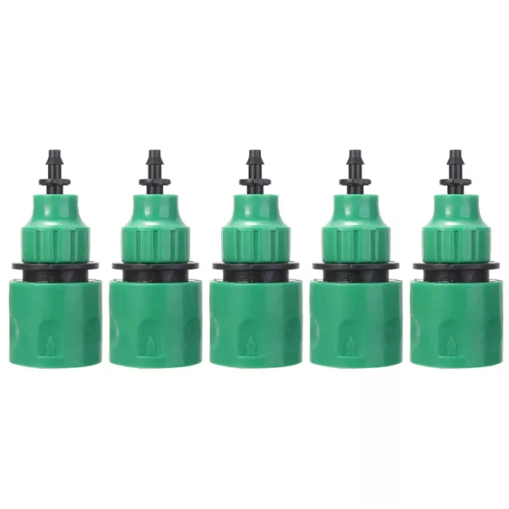 5Pcs Plastic Garden Water Hose Quick Connector 4/7 8/11mm Garden Irrigation Drip Adapter Garden Watering Equipment Accessories