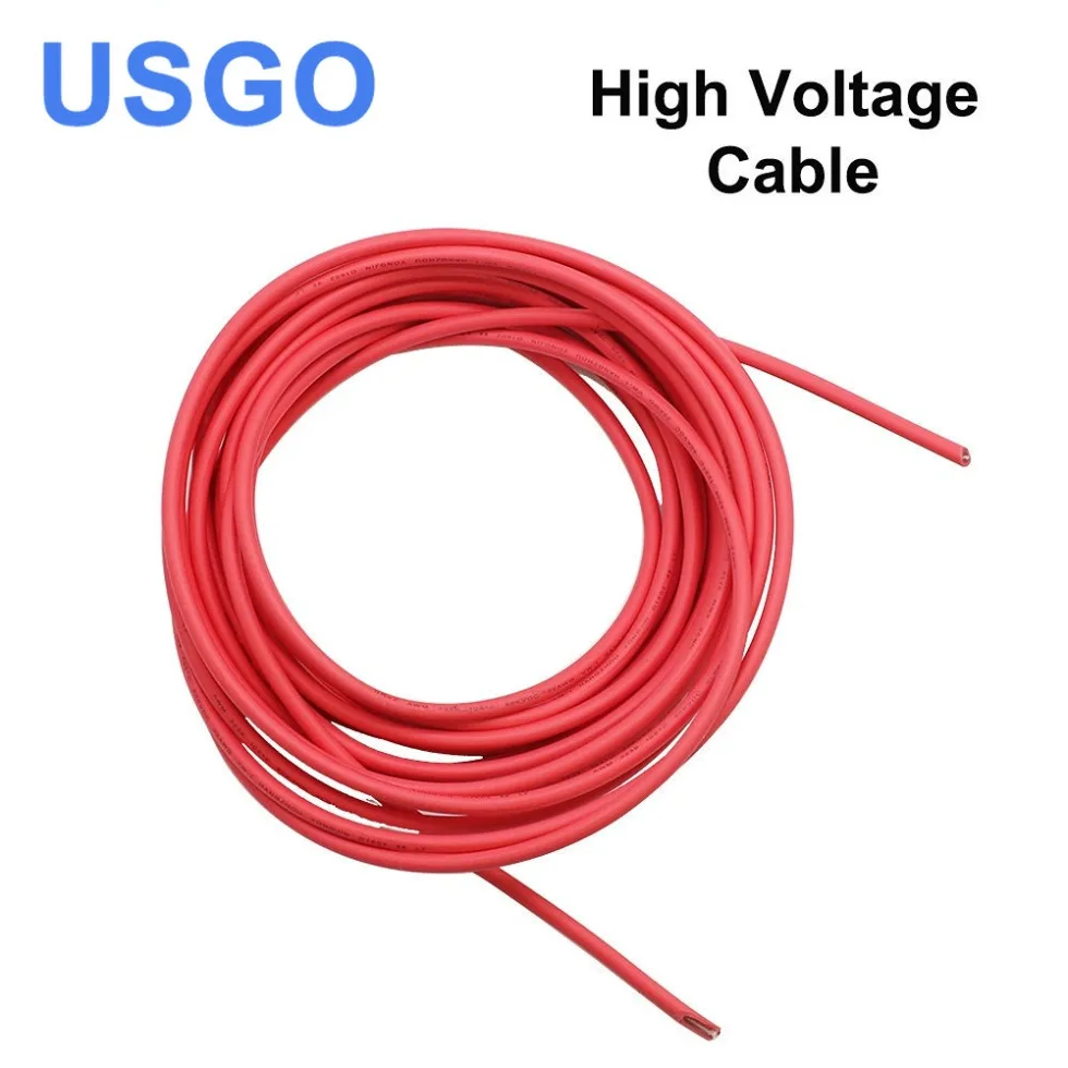 USGO 3 Meters High voltage Cable for CO2 Laser Power Supply and Laser Tube Laser Engraving and Cutting Machine