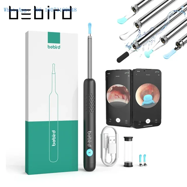 2024 Best Selling bebird R1 Wireless Ear Wax Remover Electric Earwax Removal Tool Visual Ear Scope Cleaner Camera Hand Target