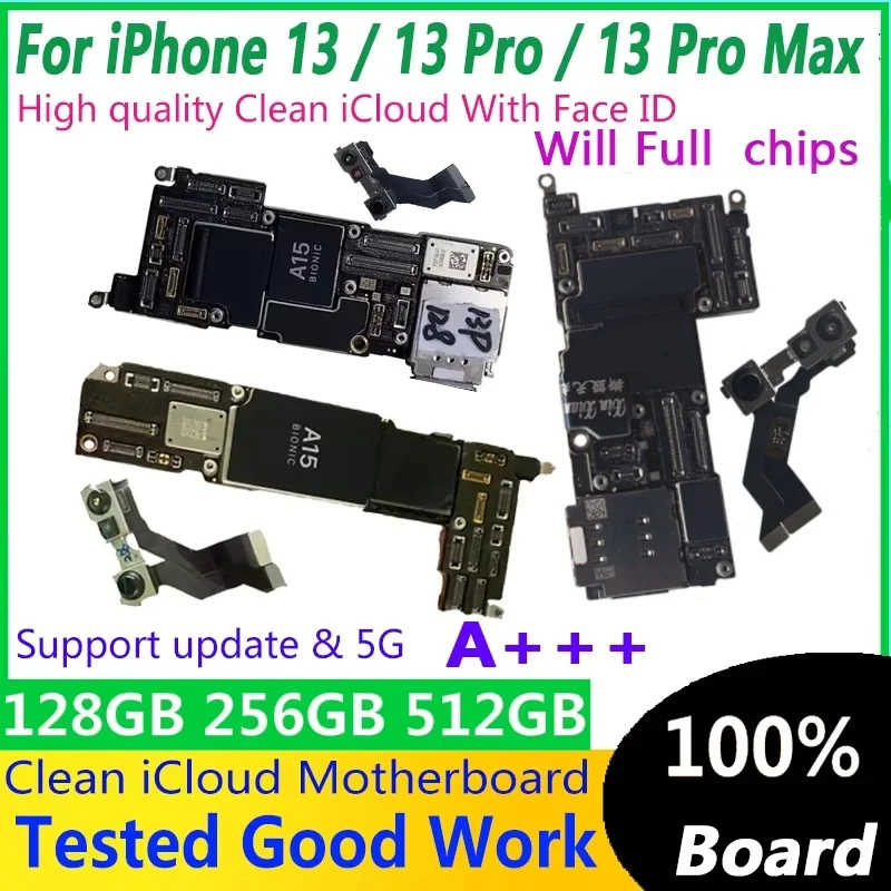 IPhone 13 Pro Max用マザーボード,ロック解除されたロジックボード