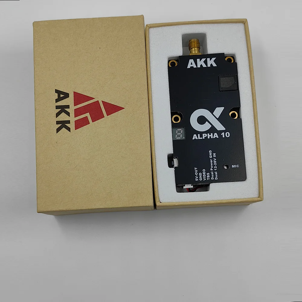 Akk Akk8w 10w16w 5,8 ГГц Ультраширокополосный 96ch Fpv Vtx 16 Видеопередатчик Детали БПЛА 3 Вт 5 Вт 8 Вт 16 Вт от 4,9 ГГц до 6 ГГц