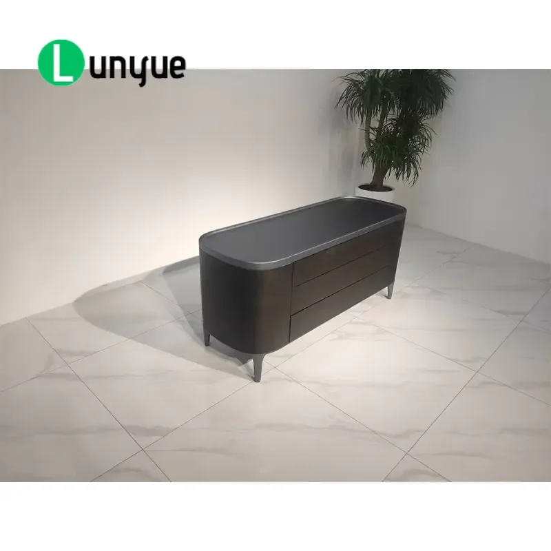 Nordic Style 3 Drawer Wooden Cabinet Bedroom Storage Locker Furniture Solid Wood Dresser Nightstand Home Decor
