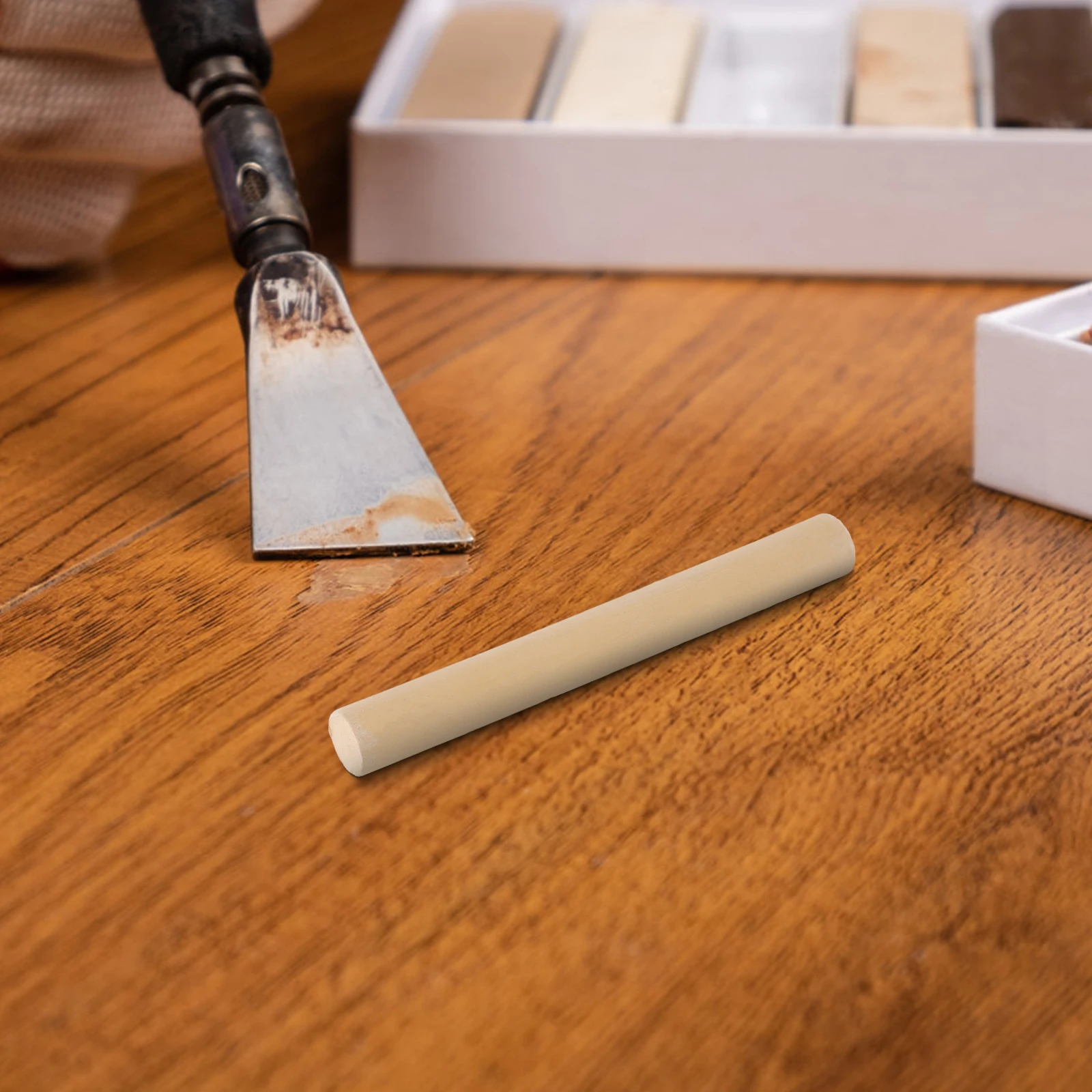 

2pcs Furniture Wax Crayons Wood Filler Marker Pens for Scratch Repair Pen Scratches Holes Restoration Matching Finishes