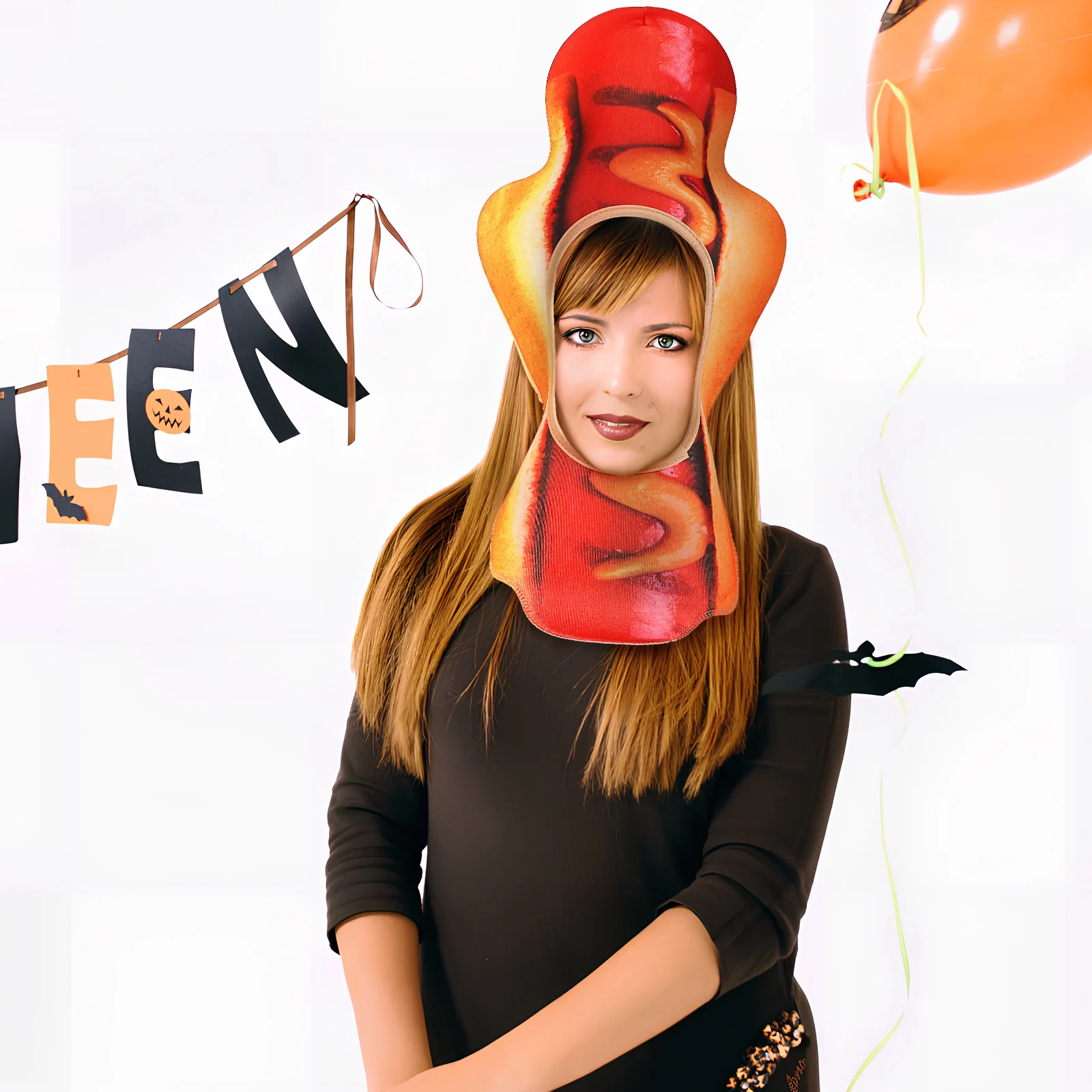 

Hot Dog Hat Funny Novelty Crazy Party Hat Hot Dog Costume Accessory Pizza Party Supplies Food Hats Novelty Hats