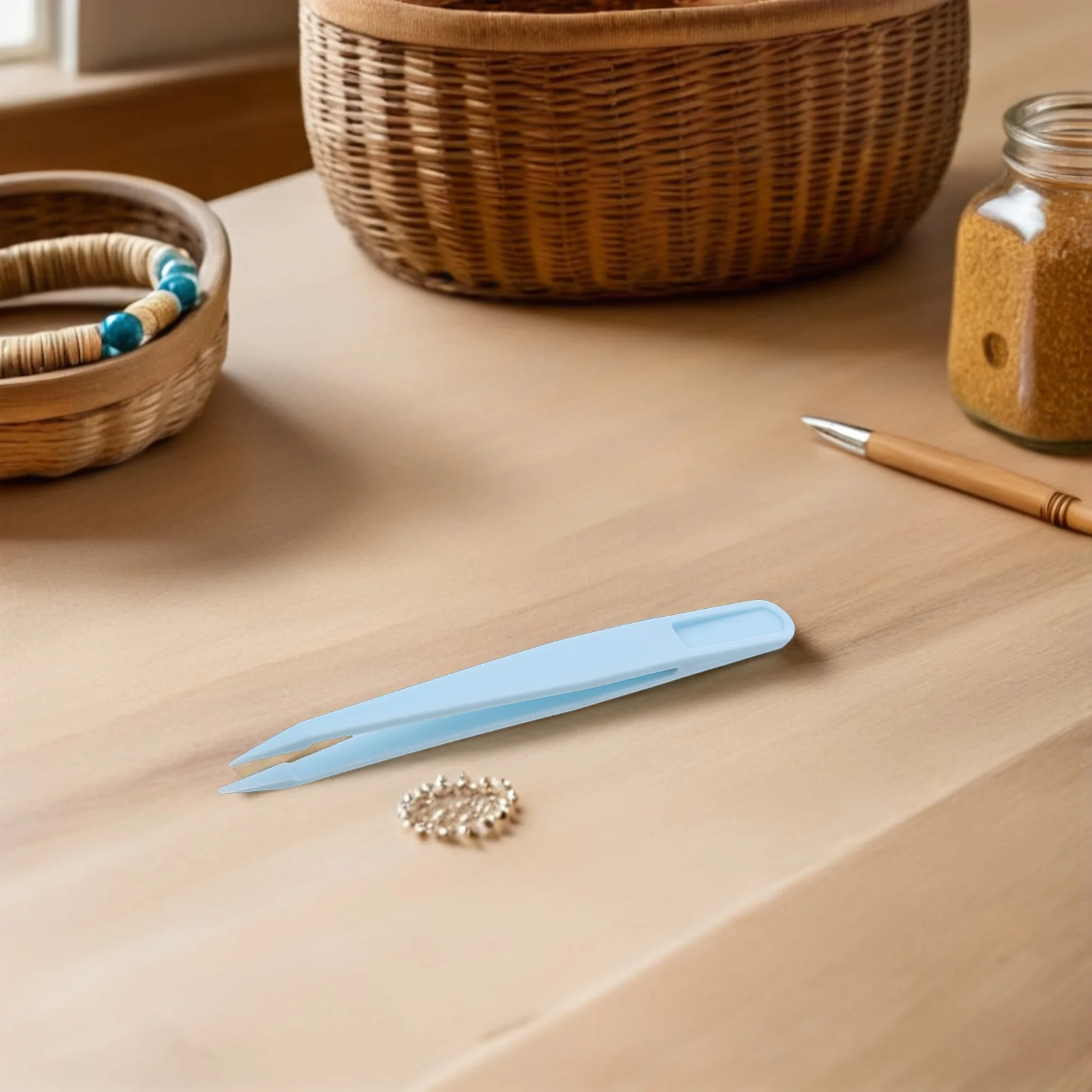 30 قطعة من ملاقط الخرز المصنوعة يدويًا للأطفال لصنع المجوهرات المصنوعة من البلاستيك للأطفال