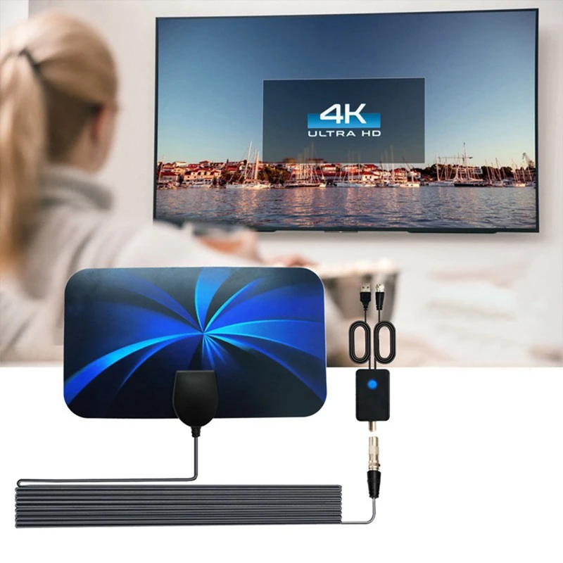 高解像度デジタル TV アンテナ ミニ HDTV アンテナ DVB-T2 ATSC アンテナ信号受信機