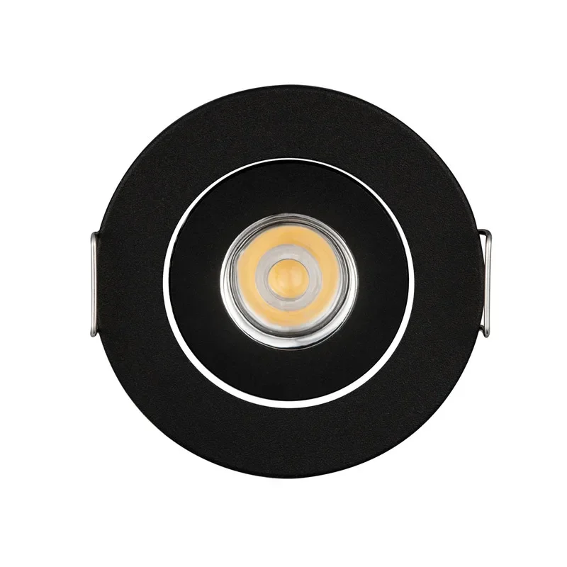 JOYINLED 10 Pack 3W Ultra-Thin LED Spot Lights, Recessed or Surface Mount Cabinet & Ceiling Downlights with Driver