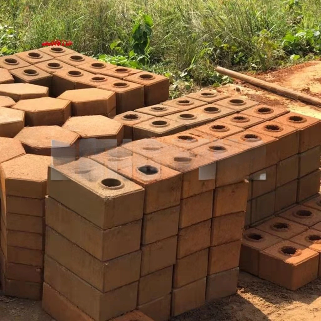 China small red earth mud soil clay brick making machine for sale