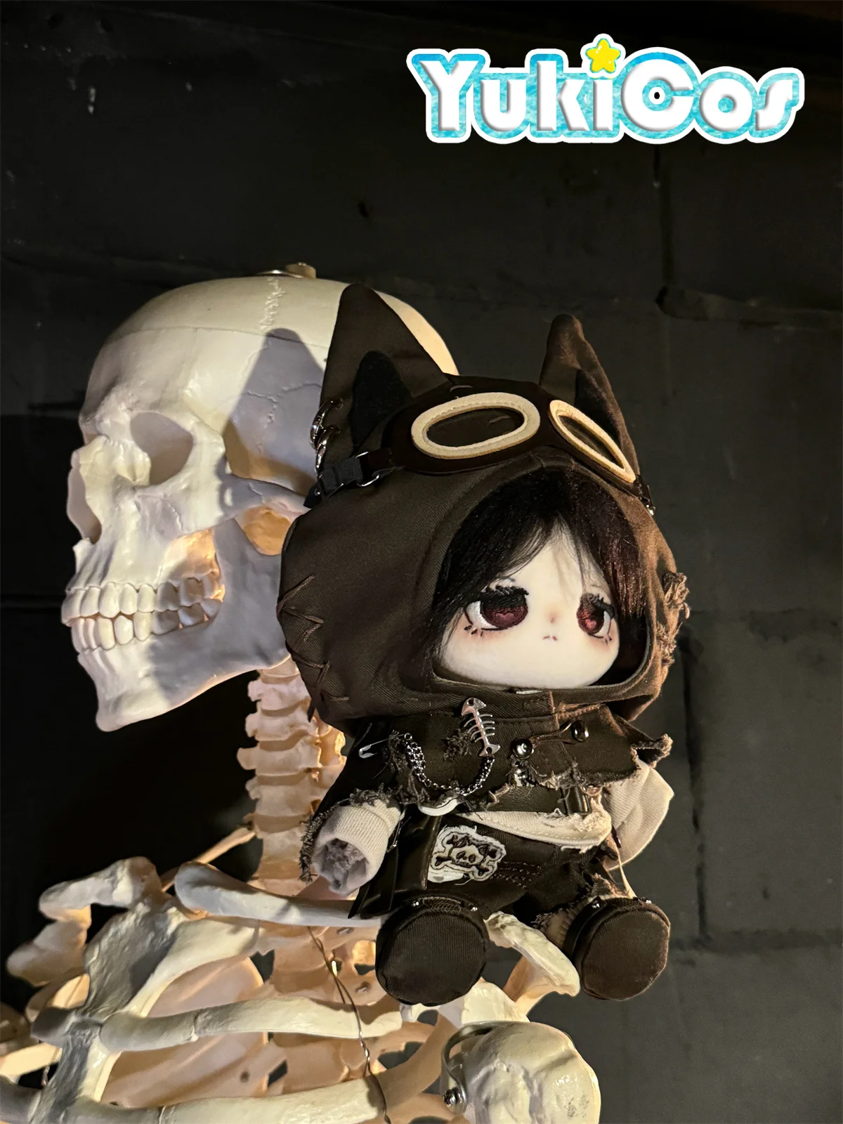 

Idol Steampunk Wasteland Punk туристический костюм Судный день дюмы 20 см Плюшевая Кукла Одежда куклы аксессуары DJ Shaqiu Oct