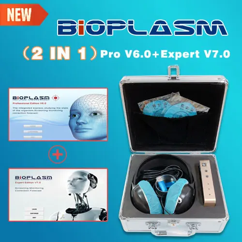 2 in 1 V6+V7 NONLINEAR Bioplasm NLS Bioresonance machine for body Diagnosis and Therapy