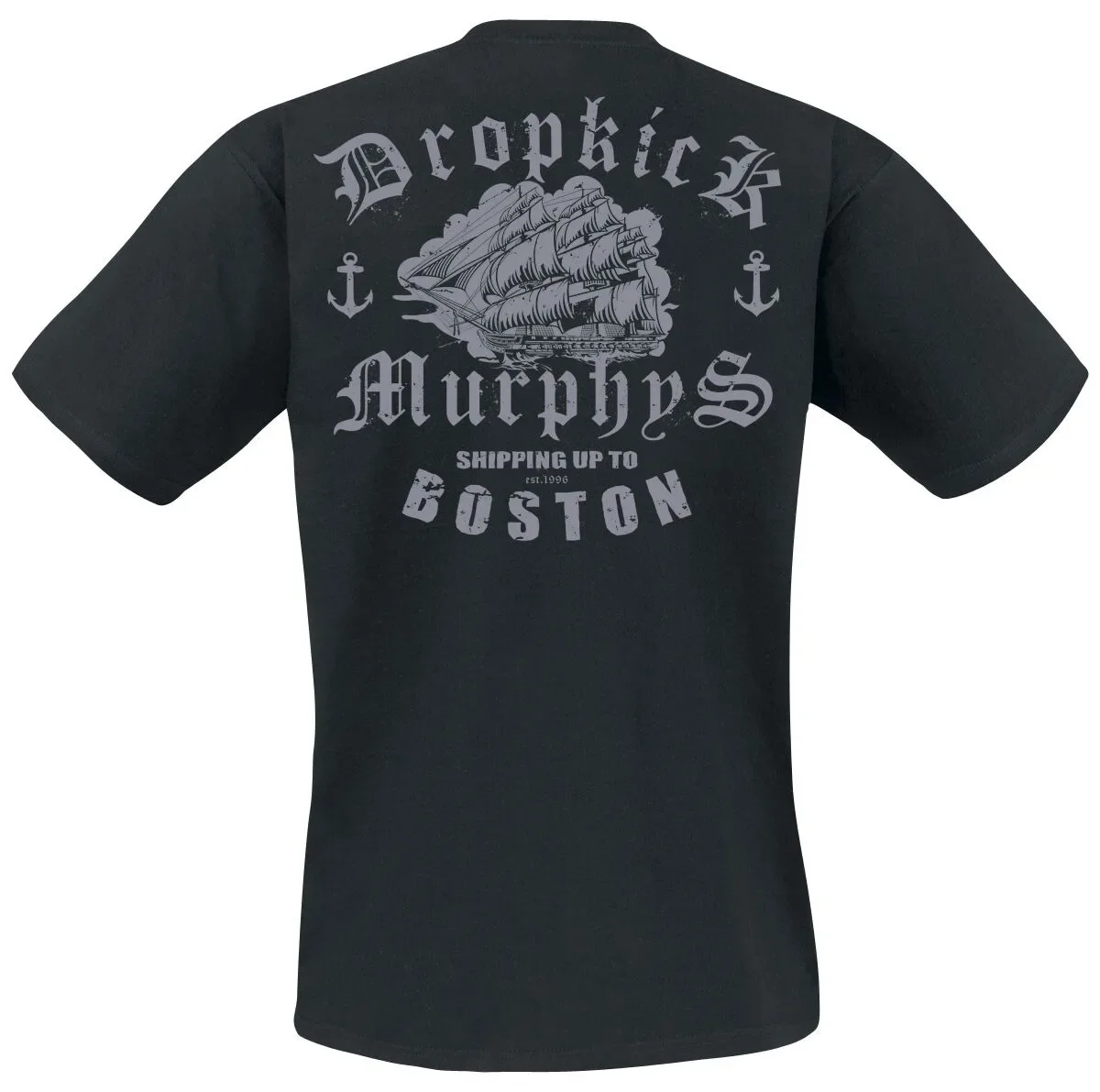 Dropkick Murphys Shipping Up To Boston Piratenschädel T-Shirt Celtic Punk Band Print 100% Baumwolle Unisex Tee Fan Shirt – Detail 7