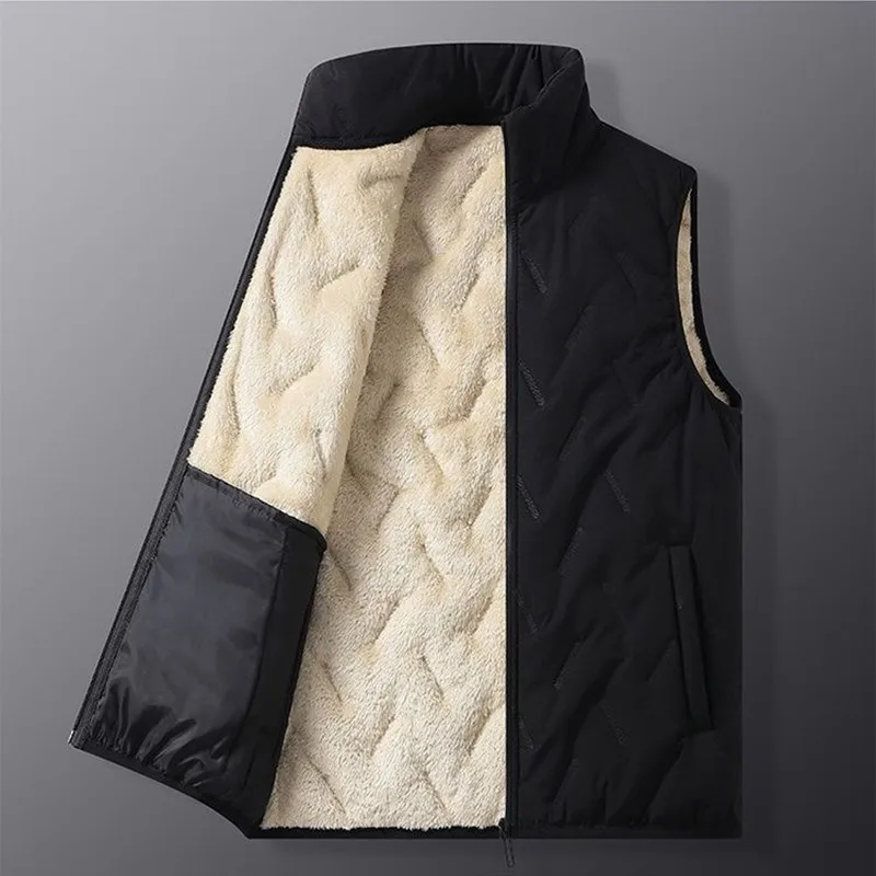 Wintergolfjassen Vest voor heren Licht dun Warm Villus Winddicht Golfkleding Gilet Herenmode Losse jas Jassen Aldvideo