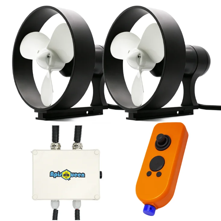U35 48V 78kg Thrust Underwater Propulsion Device Brushless Motor Propeller for Motorized Inflatable Skiff Catamaran Boat
