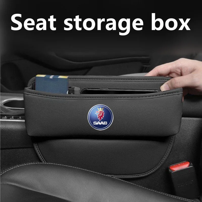 Multifunction Car Seat Gap Organizer Seat Crevice Slot Storage Box for SAAB SCANIA 95 93 900 9-7 600 97X Turbo X Monster 9-2X GT