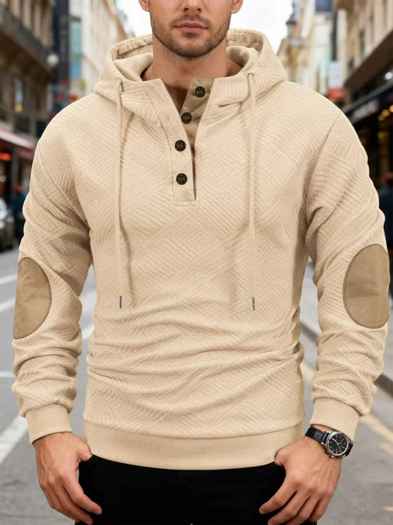 الرجال عارضة البلوز الخريف محبوك الجاكار بلون الرياضة طويلة الأكمام قمم الوقوف طوق في الهواء الطلق الذكور السترة #5