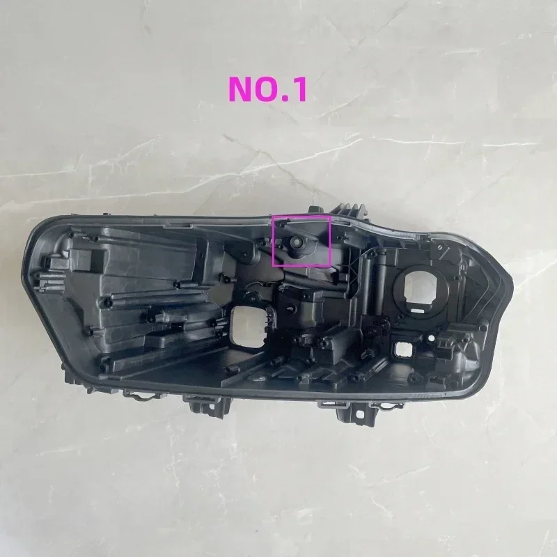 For BMW X5 G05 G18 2023 2024 Car Headlight Base Replacement Headlamp House Headlight Black Back Rear Shell