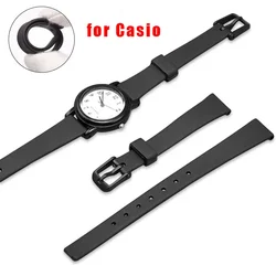 12mm Silcone Strap Rubber Soft Watchband for Casio LQ-139 LQ-130 LQ-140 Wristband Waterproof Bracelet Sport Universal Watchband