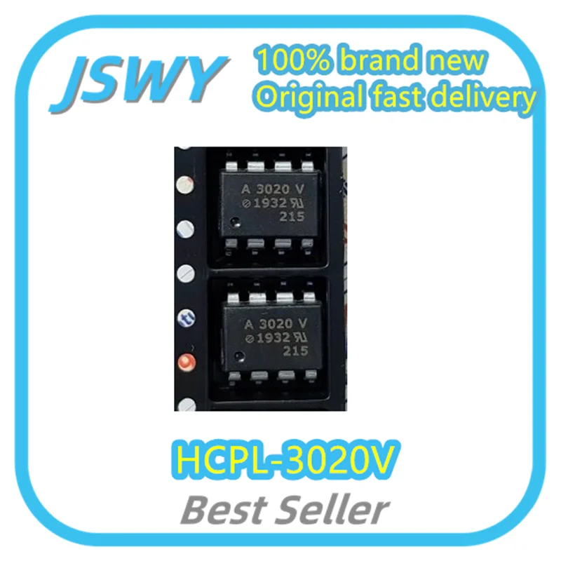 

(10/50pcs) HCPL-3020V SOP8 Integrated Circuit IC Ships Fast Brand New & Original
