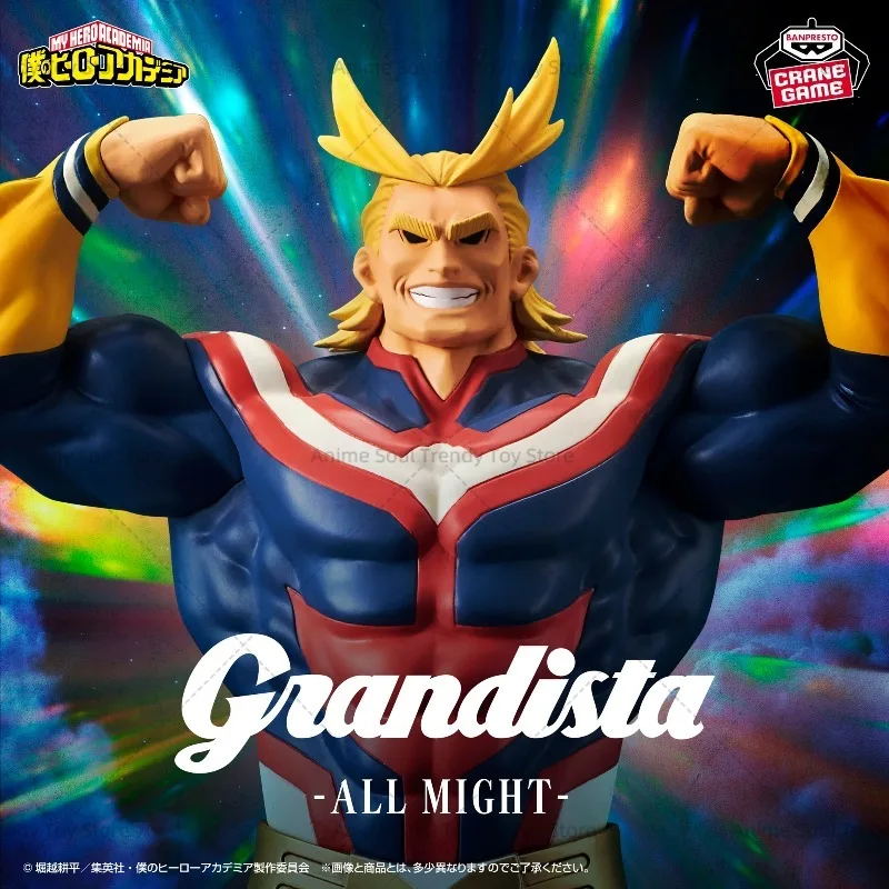 En Stock Original BANDAI BANPRESTO Grandista ALL MIGHT figura Anime My Hero Academia figuras de acción PVC colección modelo juguetes como