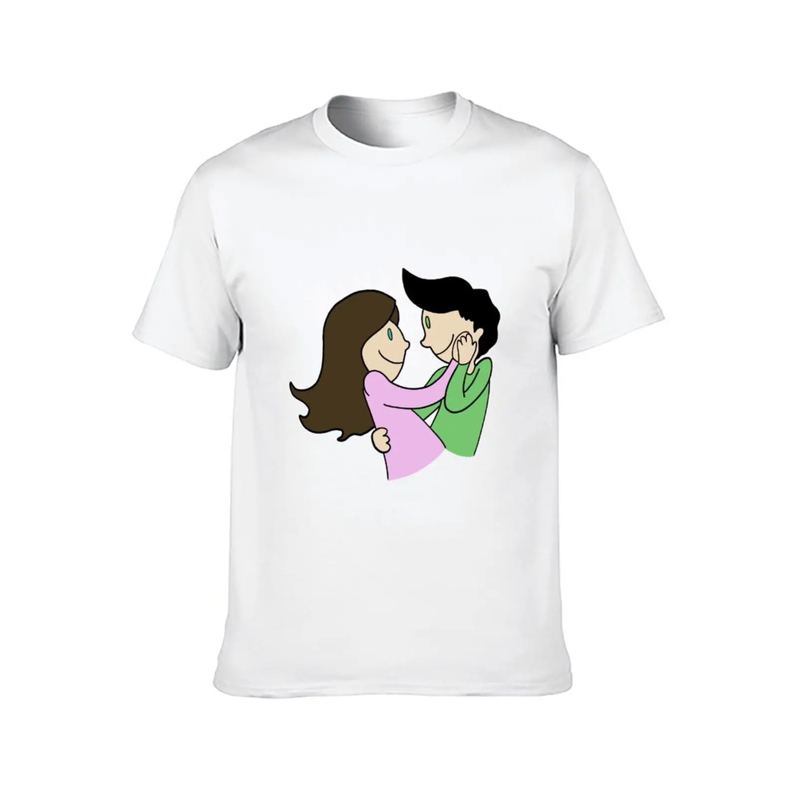 تي شيرت The Princess and the Busker Dance تي شيرت للرجال من القطن الناعم تي شيرت للرجال من القطن #2