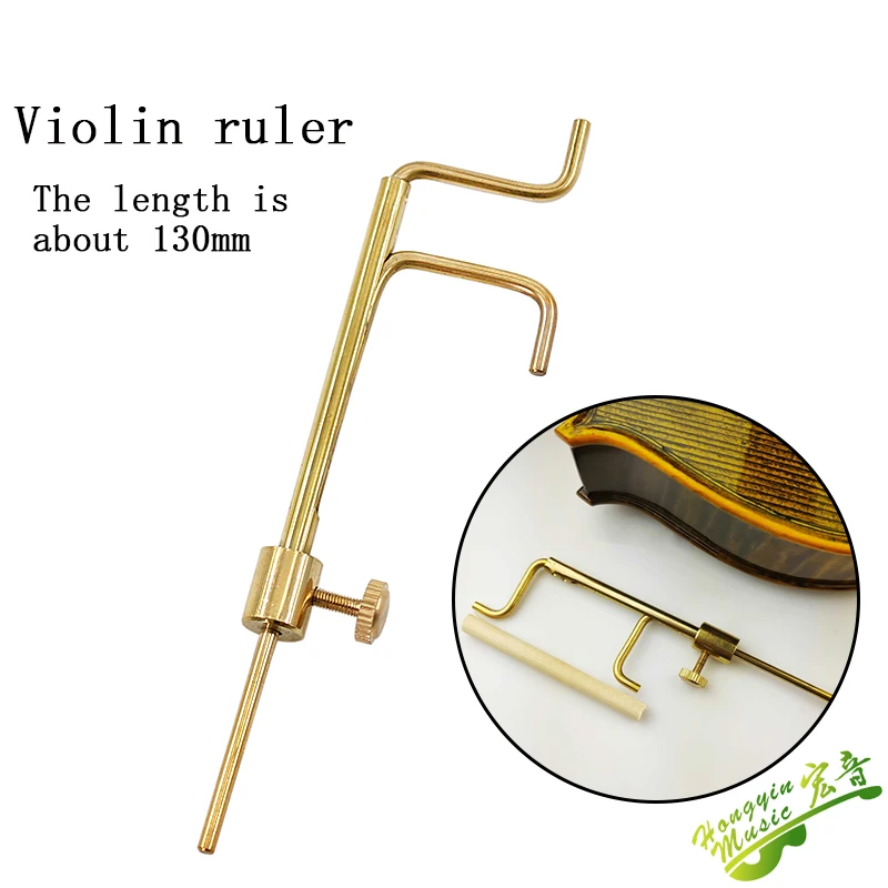 Violin cello sound post installation tool instrument making maintenance sound post hook clip ruler mounting pure copper