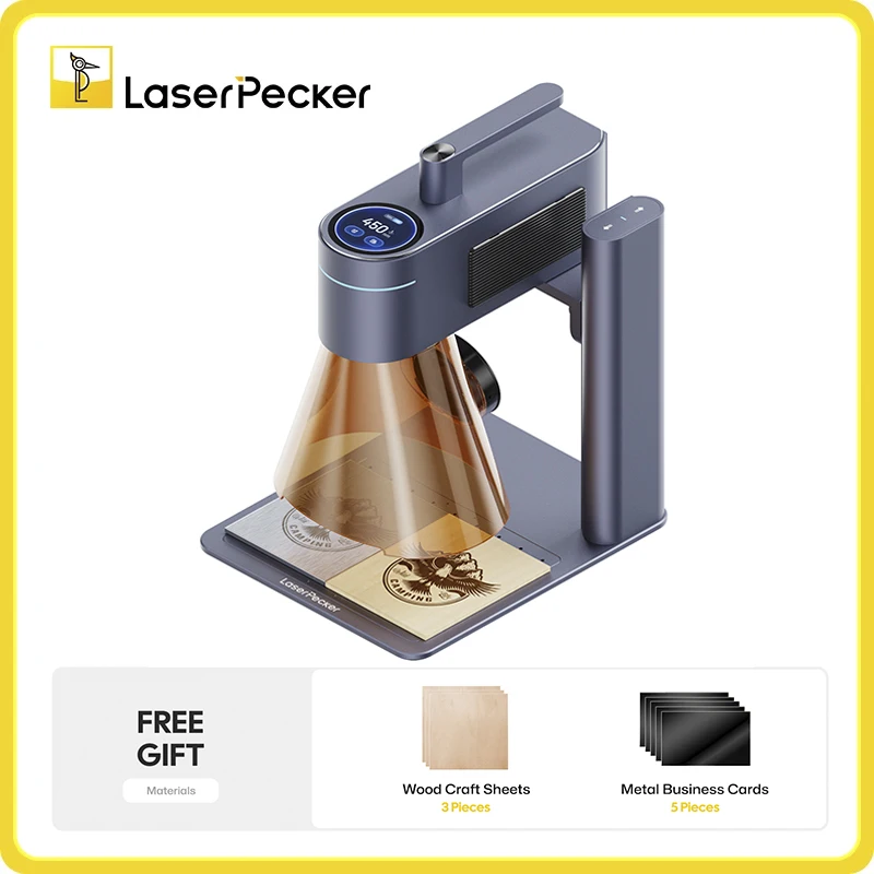 

Laserpecker LP4 8K High Speed Dual Light Laser Engraving Machine Portable for Metal Wood Plastic Carving Laser Engraver