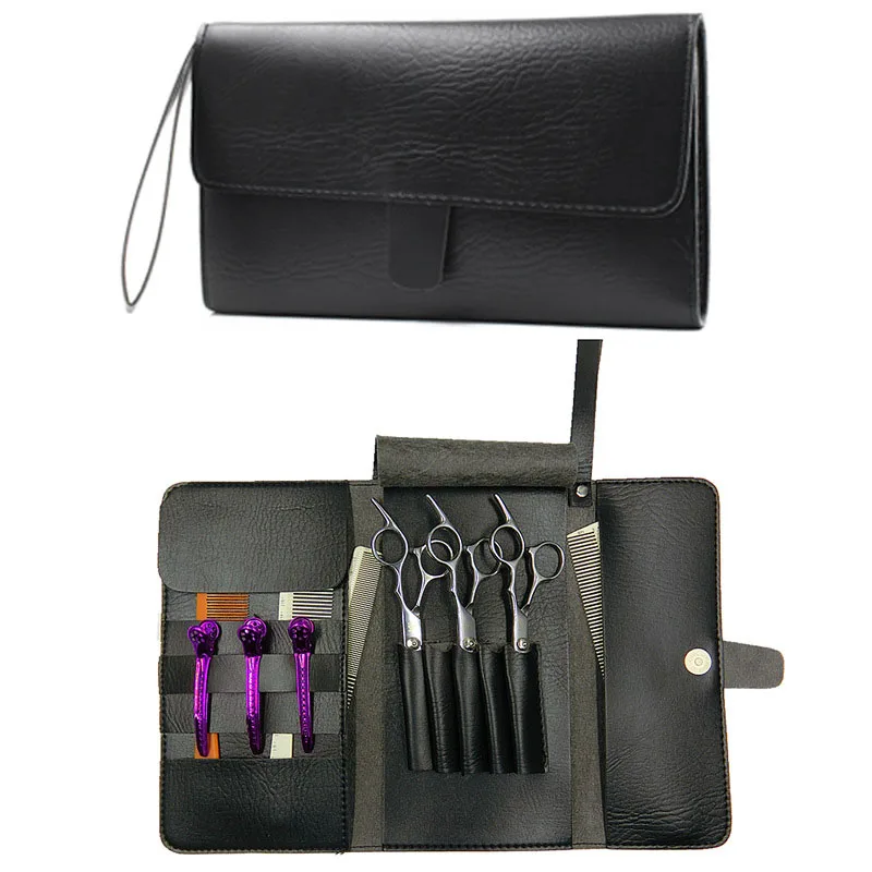 Barbershop Hair Stylist Kit  Hair Stylist Haircut Hand Grab Bag  Large Capacity Scissor Hair Pouch Case Bagtool Holder