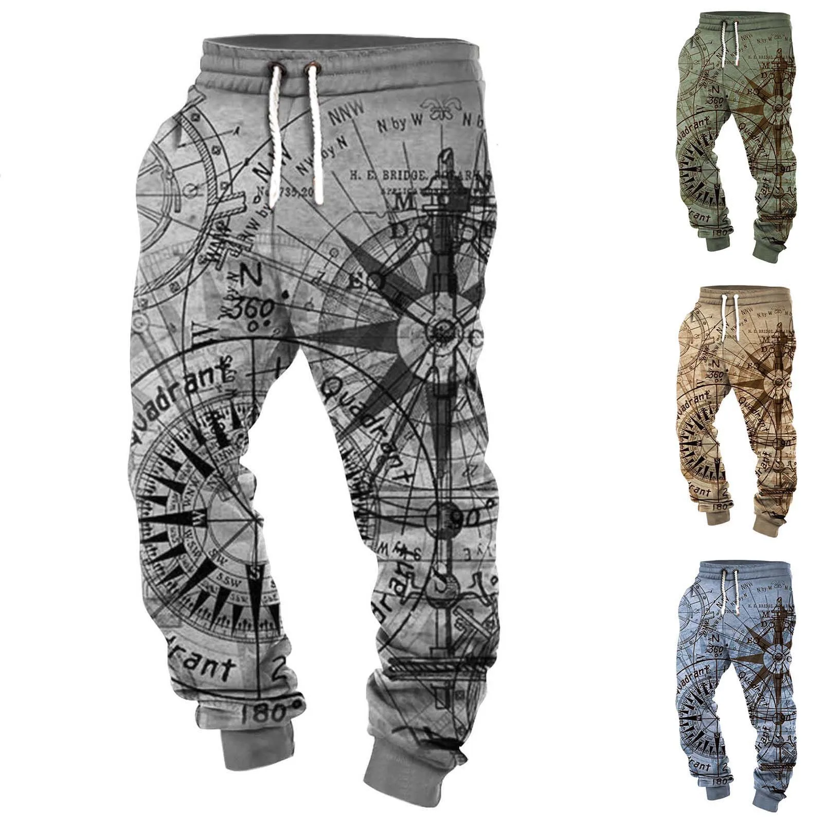 

New Men Personality Long Pants Outdoor Camping Camo Casual 3d Printed Casual Sweatpants Fishing Fitness Trousers Sportwear