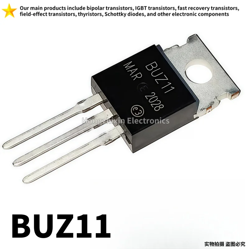 

10PCS NEW 100% quality BUZ11 TO-220 BUZ11A N-channel MOSFET
