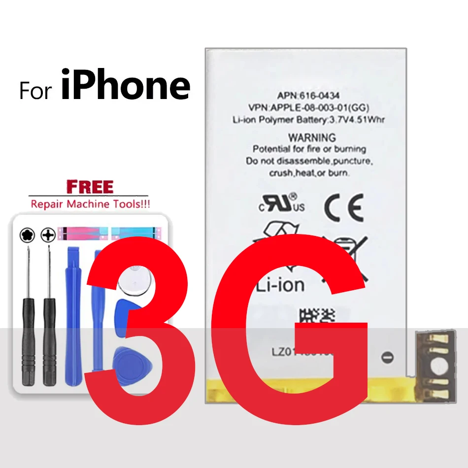 Battery for iphone 3G 3GS Big Power Bateria