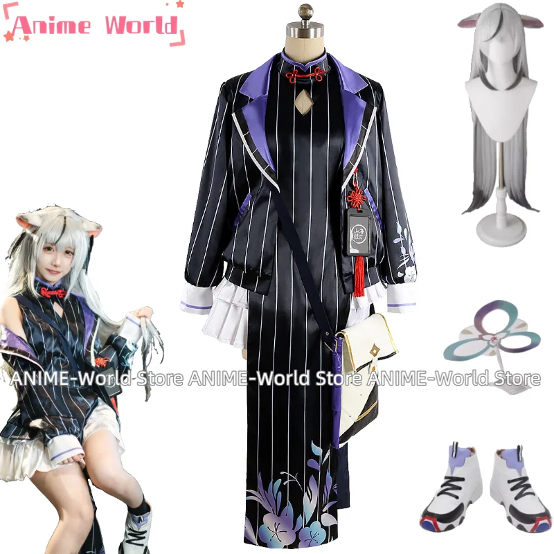 《Custom Size》Game Blue Archive Sunohara Kokona Cosplay Costume Halo Headdress Shoes Wig