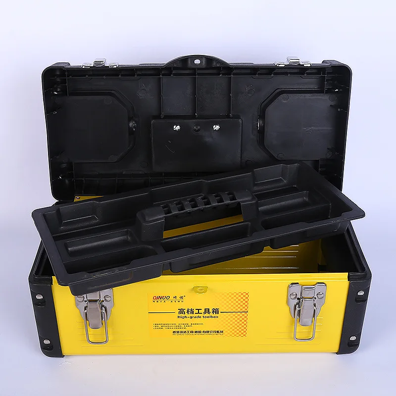 Multi-Function Toolbox Home Vehicle Maintenance Compartment Storage Box Hand-Held Tool Hardware Storage Box