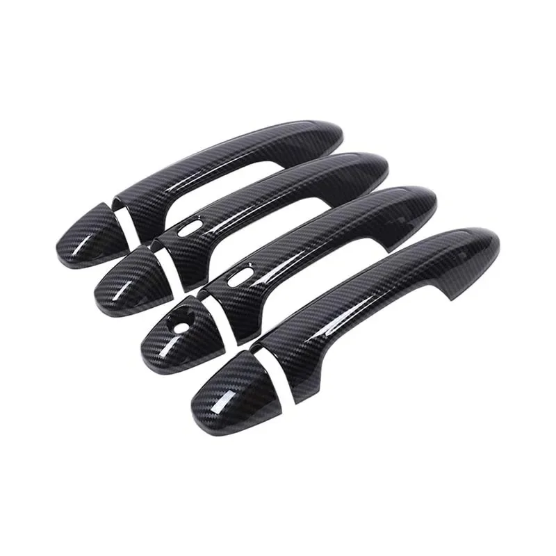 For Toyota Hilux Revo Rocco 2015-2025 ABS Carbon Fiber Door  Handle Cover Trim Protector Sticker Car Exterior Accessories