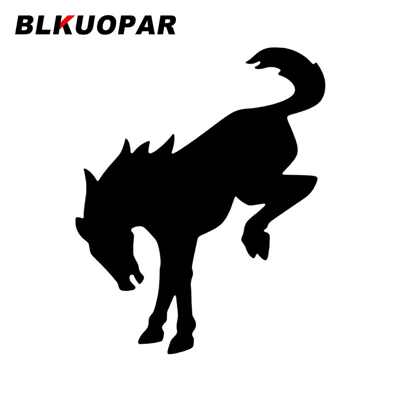 BLKUOPAR Bronco Horse Car Sticker Scratch-Proof Personality Decals Creative Sunscreen Occlusion Scratch JDM Car Accessories