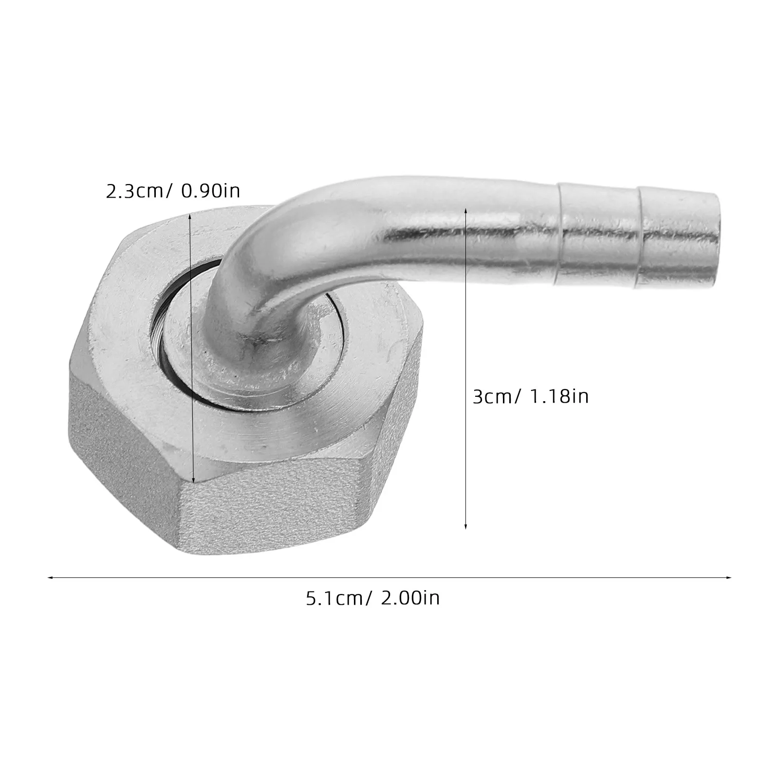 1Set Draft Beer Tap Tailpiece Elbow Connector Leak-Proof Hex Nut Seal O-Ring Keg Coupler Fitting Homebrew Bar Beer Dispenser