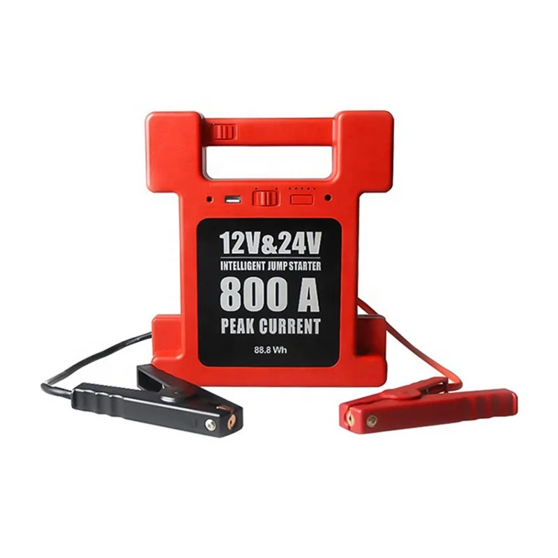 Portable 12V 24V 24000mAh Power Bank Vehicle Booster Starting Device Emergency Tool Car Battery Charger Jump Starter