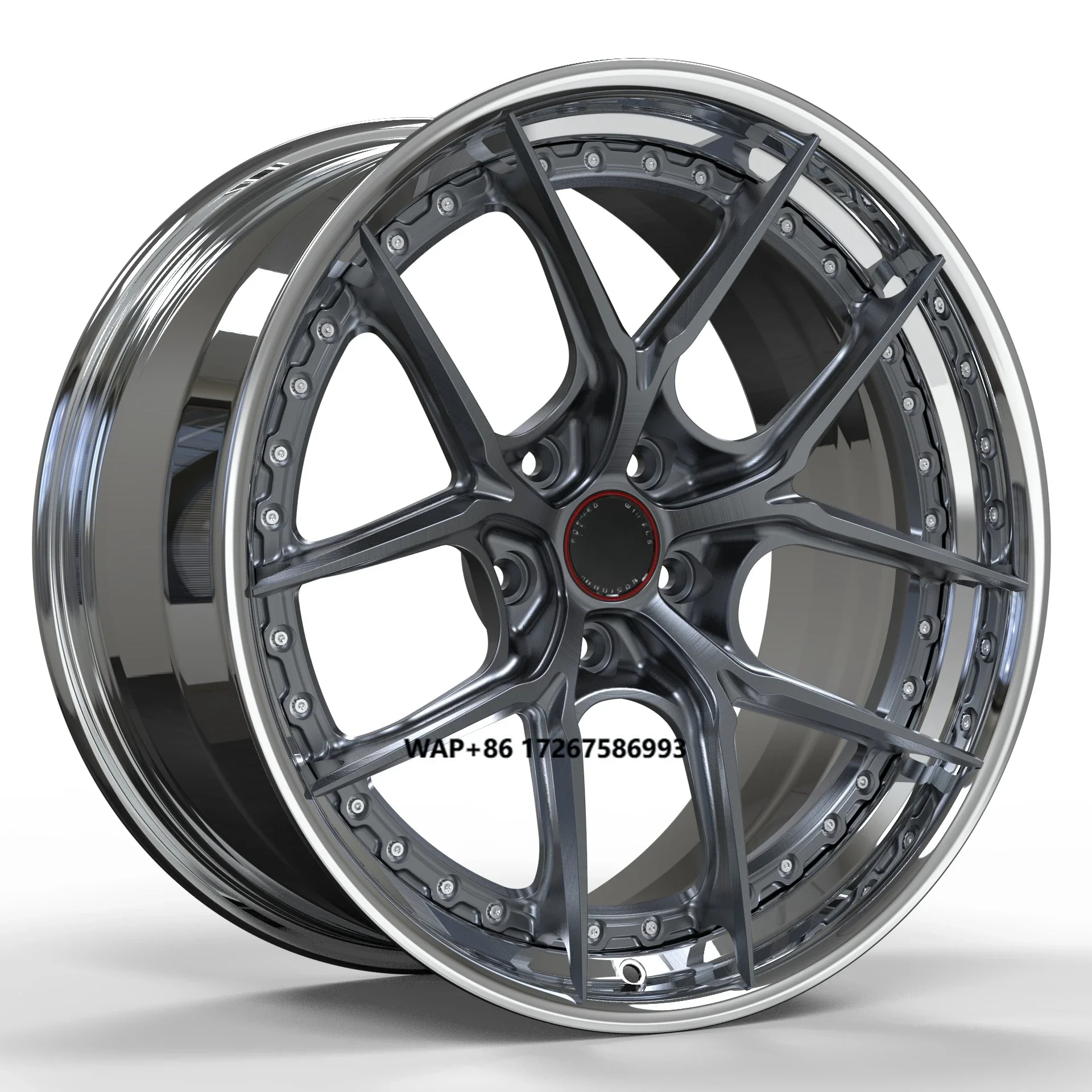 

HADISON HD2P1006 New Design 19 Inch 20 Inch 21 Inch 2-pieces Style Deep Lip Concave Pcd 5*112 Alloy Wheels